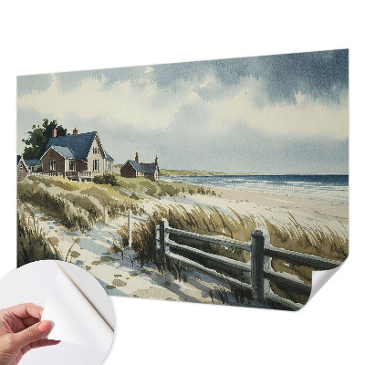 Samolepící fototapeta 3d Plážové duny