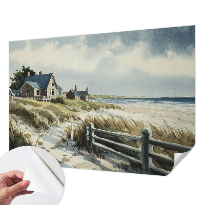 Samolepící fototapeta 3d Plážové duny