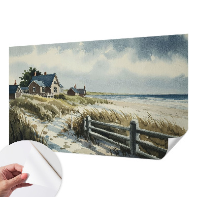 Samolepící fototapeta 3d Plážové duny
