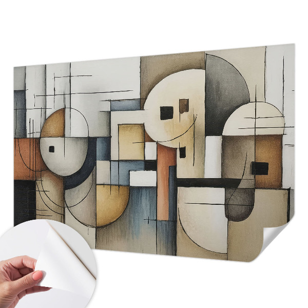 Samolepící fototapeta 3d Geometrická harmonie