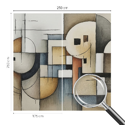 Samolepící fototapeta 3d Geometrická harmonie