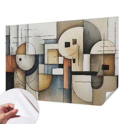 Samolepící fototapeta 3d Geometrická harmonie