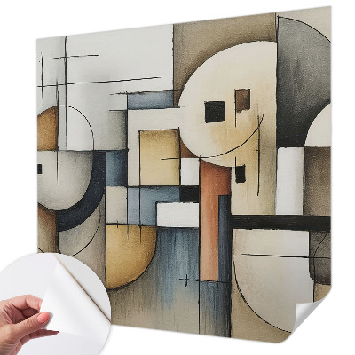 Samolepící fototapeta 3d Geometrická harmonie