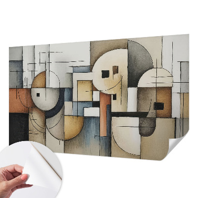 Samolepící fototapeta 3d Geometrická harmonie