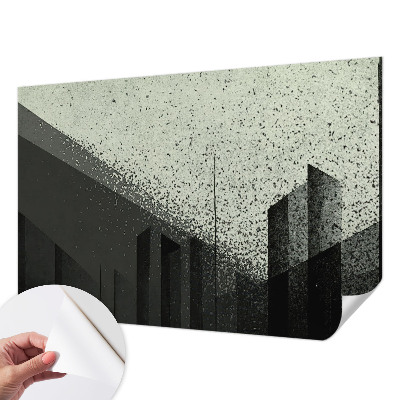 Samolepicí fototapeta do ložnice Geometrie města