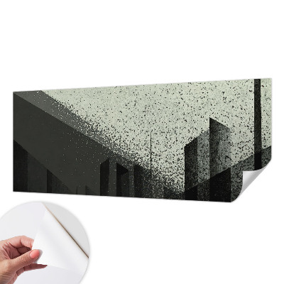 Samolepicí fototapeta do ložnice Geometrie města