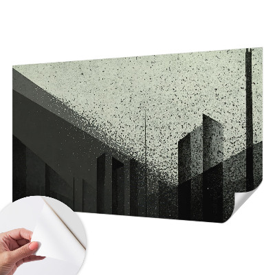 Samolepicí fototapeta do ložnice Geometrie města