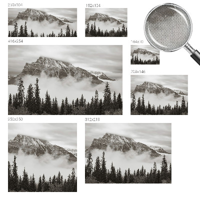 Samolepicí fototapeta do dětského pokoje Horská krajina