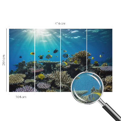 Moderní samolepicí fototapeta Podvodní svět