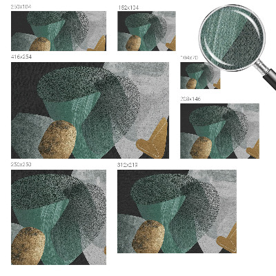 Samolepicí fototapeta do dětského pokoje Abstraktní geometrie
