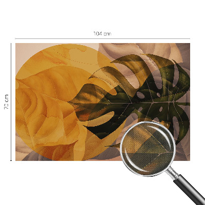 Samolepicí fototapeta na míru Abstraktní listy