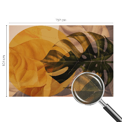 Samolepicí fototapeta na míru Abstraktní listy