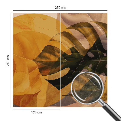 Samolepicí fototapeta na míru Abstraktní listy