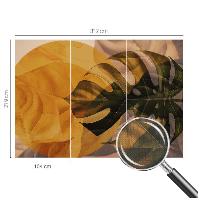 Samolepicí fototapeta na míru Abstraktní listy