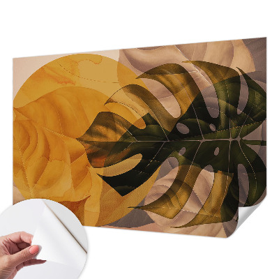 Samolepicí fototapeta na míru Abstraktní listy