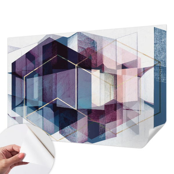 Fototapeta pro holku Geometrické kostky