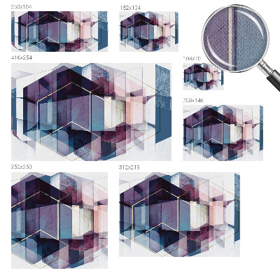 Fototapeta pro holku Geometrické kostky