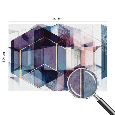 Fototapeta pro holku Geometrické kostky