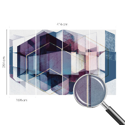 Fototapeta pro holku Geometrické kostky
