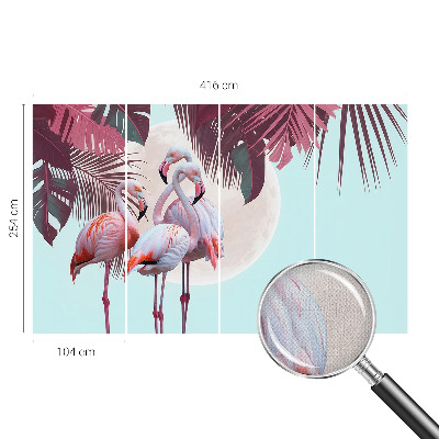 Samolepicí dekorativní fototapeta Exotických ptáků