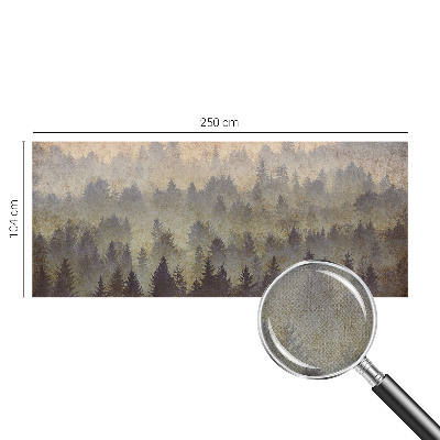 Samolepící fototapeta 3d Lesní mlha