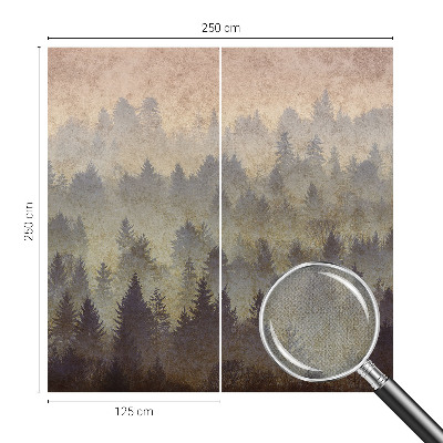 Samolepící fototapeta 3d Lesní mlha