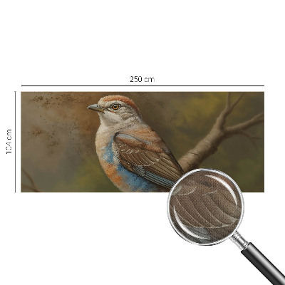 Samolepicí fototapeta na míru Ptačí portrét