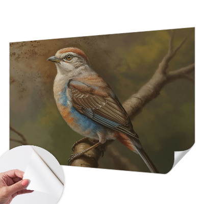 Samolepicí fototapeta na míru Ptačí portrét