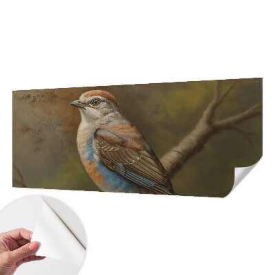 Samolepicí fototapeta na míru Ptačí portrét