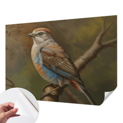 Samolepicí fototapeta na míru Ptačí portrét