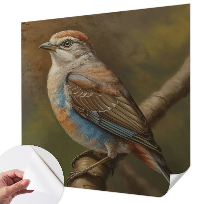 Samolepicí fototapeta na míru Ptačí portrét