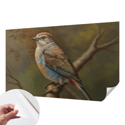 Samolepicí fototapeta na míru Ptačí portrét