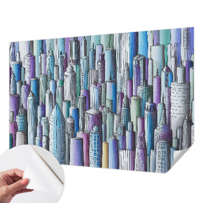 Samolepicí fototapeta Městské mrakodrapy
