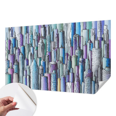 Samolepicí fototapeta Městské mrakodrapy
