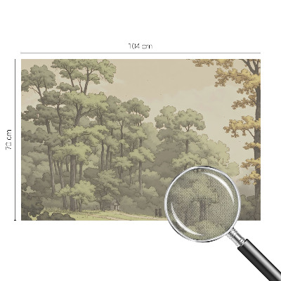 Samolepicí fototapeta do dětského pokoje Lesní idyla
