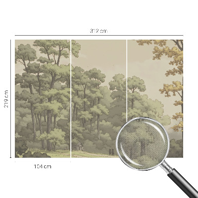 Samolepicí fototapeta do dětského pokoje Lesní idyla