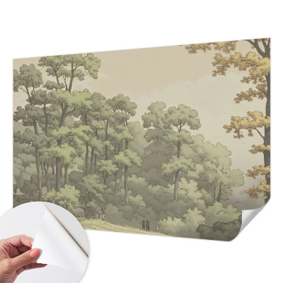 Samolepicí fototapeta do dětského pokoje Lesní idyla