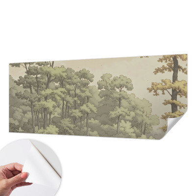 Samolepicí fototapeta do dětského pokoje Lesní idyla