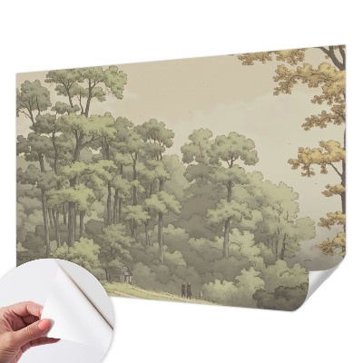 Samolepicí fototapeta do dětského pokoje Lesní idyla