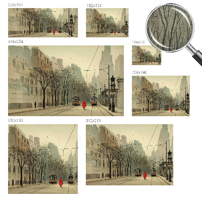 Dětská fototapeta Městská symetrie