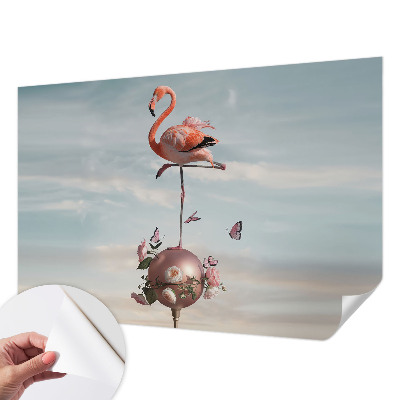 Fotografická tapeta samolepicí Elegantní plameňák