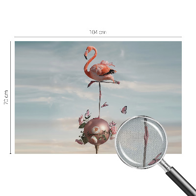 Fotografická tapeta samolepicí Elegantní plameňák