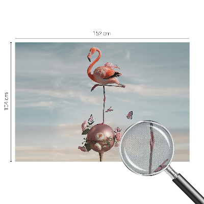 Fotografická tapeta samolepicí Elegantní plameňák