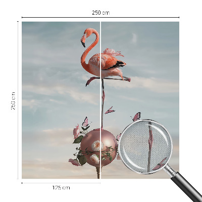 Fotografická tapeta samolepicí Elegantní plameňák