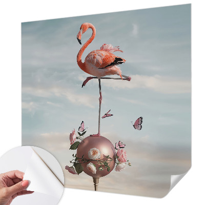 Fotografická tapeta samolepicí Elegantní plameňák