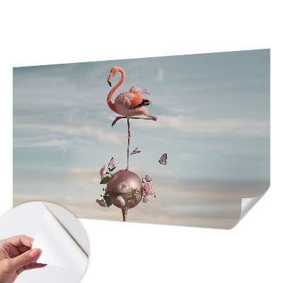 Fotografická tapeta samolepicí Elegantní plameňák