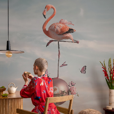 Fotografická tapeta samolepicí Elegantní plameňák