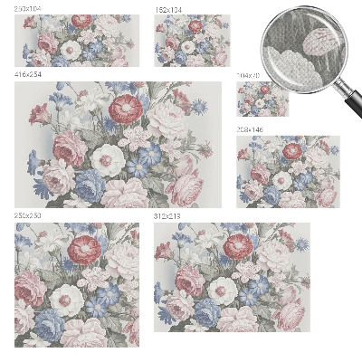 Fotografická tapeta na zeď Barevná kytice