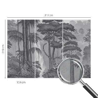 Samolepicí dekorativní fototapeta Tropická džungle