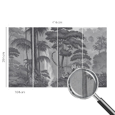 Samolepicí dekorativní fototapeta Tropická džungle